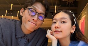 '득녀 후 월드컵 첫 승' 김승규♥김진경, 선방쇼에 SNS 축하 폭주…